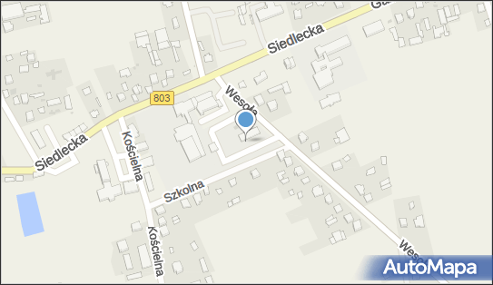 Paczkomat InPost SOR01M, Wesoła 4, Skórzec 08-114