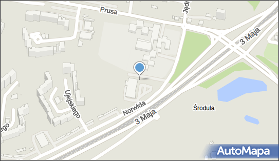 Paczkomat InPost SOS04M, Norwida 1F, Sosnowiec 41-200