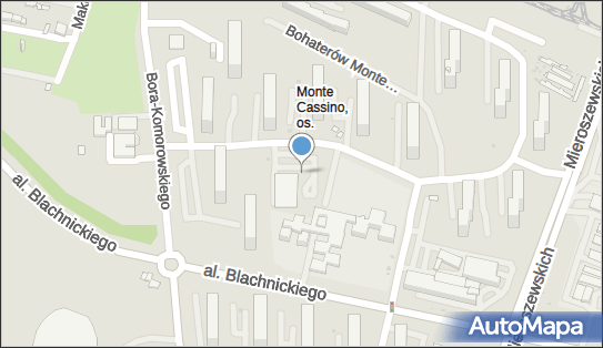 Paczkomat InPost SOS07APP, Bohaterów Monte Cassino 48A, Sosnowiec 41-219