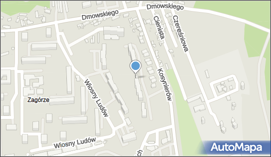 Paczkomat InPost SOS19N, Dmowskiego 66b, Sosnowiec 41-219