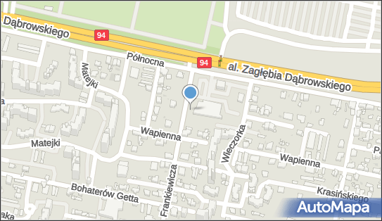 Paczkomat InPost SOS49M, Frankiewicza 15, Sosnowiec 41-219