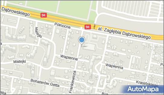 Paczkomat InPost SOS49M, Frankiewicza 15, Sosnowiec 41-219