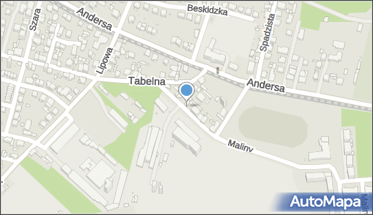 Paczkomat InPost SOS65M, Grzybowa 4, Sosnowiec 41-200