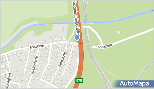 Paczkomat InPost SOS77M, Plażowa 56 I, Sosnowiec 41-208