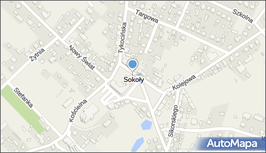 Paczkomat InPost SOY01HP, Krótka 1, Sokoły 18-218