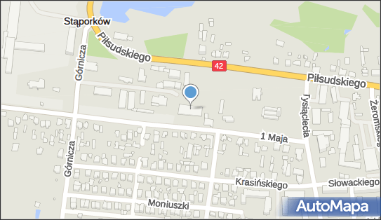 Paczkomat InPost SPC01M, 1 Maja 4A, Stąporków 26-220