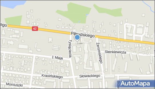 Paczkomat InPost SPC03M, 1000-lecia 1B, Stąporków 26-220