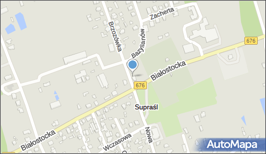 Paczkomat InPost SPL01APP, Białostocka 15/1, Supraśl 16-030