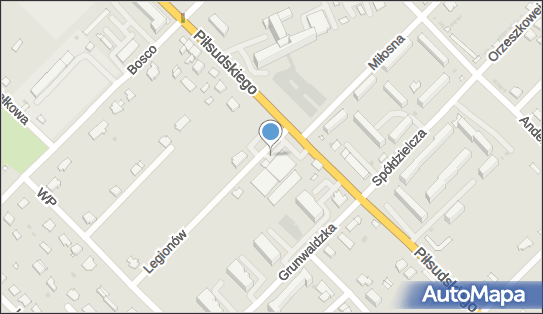 Paczkomat InPost SPO03A, Piłsudskiego 24, Sokołów Podlaski 08-300