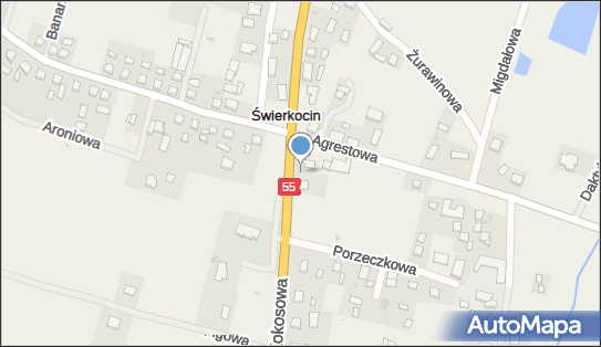 Paczkomat InPost SQCN01BAPP, Kokosowa 22, Świerkocin 86-302