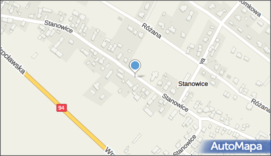Paczkomat InPost SQY01M, Stanowice 41, Stanowice 55-200