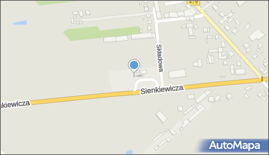Paczkomat InPost SRD02G, Sienkiewicza 15, Sieradz 98-200