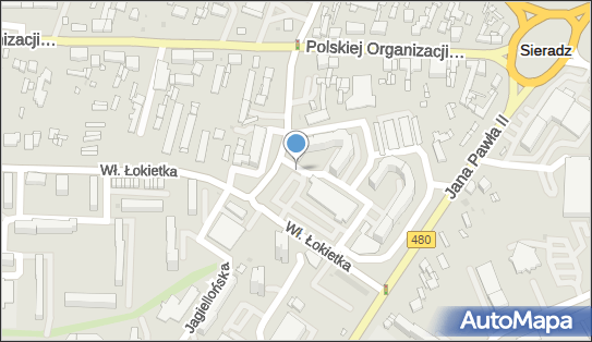 Paczkomat InPost SRD06M, Łokietka 2, Sieradz 98-200