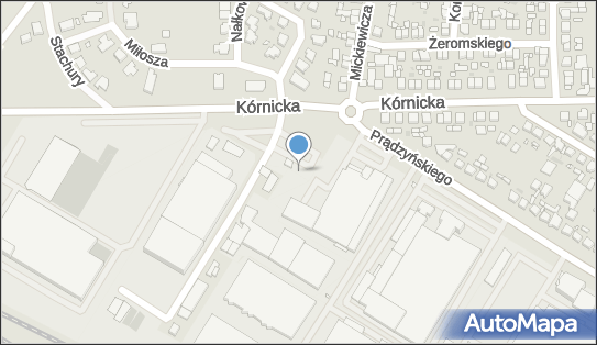 Paczkomat InPost SRW03A, Kórnicka 52, Środa Wielkopolska 63-000