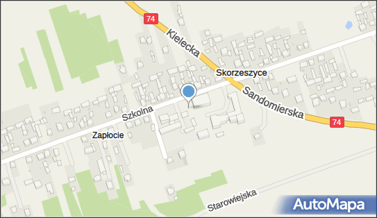 Paczkomat InPost SRY01M, Skorzeszyce 165B, Skorzeszyce 26-008