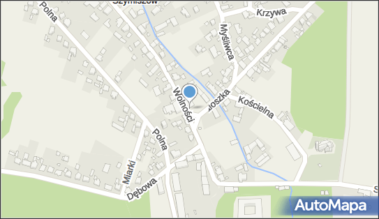 Paczkomat InPost SSM02M, Wolności 39, Szymiszów 47-100