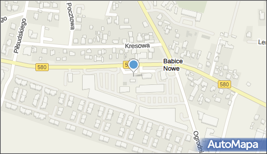 Paczkomat InPost STB01BAPP, Warszawska 191, Stare Babice 05-082