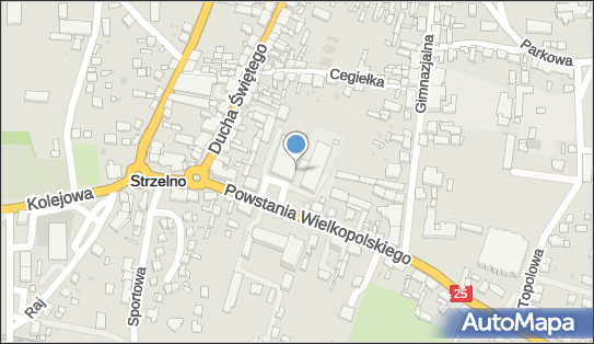 Paczkomat InPost STL01N, Powstania Wielkopolskiego 1A, Strzelno 88-320