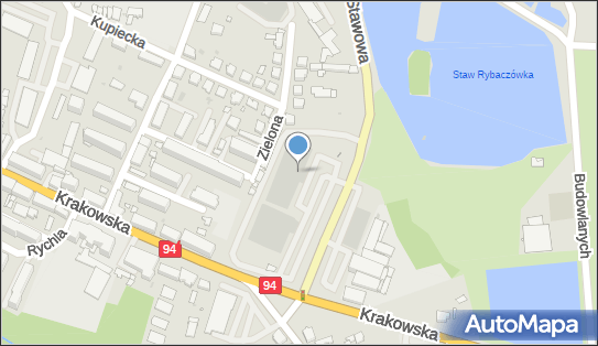 Paczkomat InPost STO02A, Stawowa 1A, Strzelce Opolskie 47-100