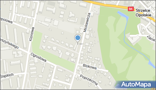 Paczkomat InPost STO03M, Mickiewicza 6A, Strzelce Opolskie 47-100