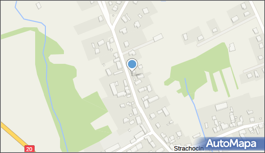 Paczkomat InPost STRH01BAPP, Strachocin 11, Strachocin 73-110
