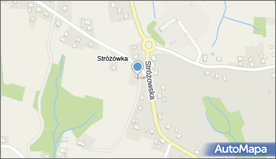 Paczkomat InPost STRX01BAPP, Stróżówka 175, Stróżówka 38-300