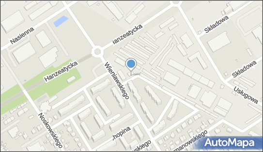 Paczkomat InPost STS03APP, Wieniawskiego 32, Stargard 73-110