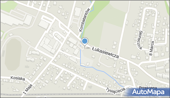 Paczkomat InPost STY01M, Łukasiewicza 35, Strzyżów 38-100