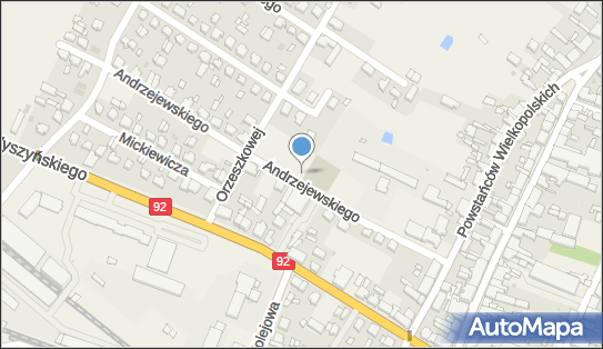 Paczkomat InPost STZ01N, Andrzejewskiego 22, Strzałkowo 62-420