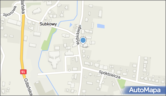 Paczkomat InPost SUB01N, Wybickiego 22A, Subkowy 83-120