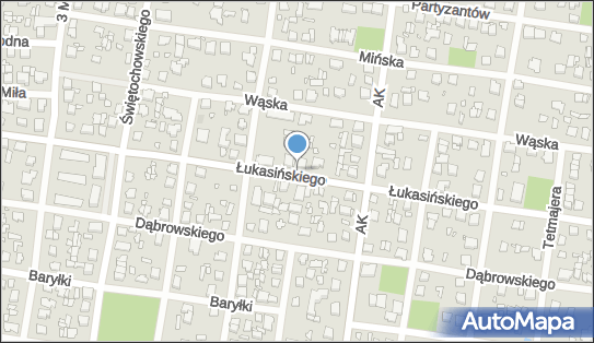 Paczkomat InPost SUJ01M, Łukasińskiego 23A, Sulejówek 05-071