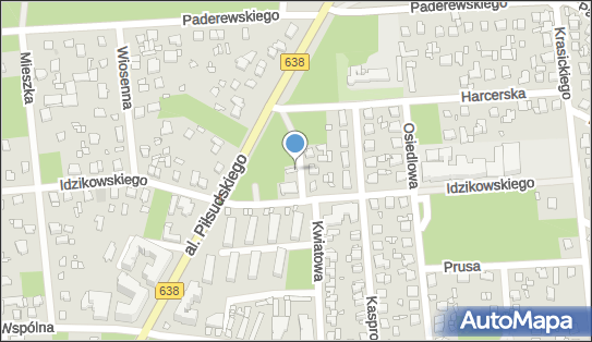 Paczkomat InPost SUJ03M, Kwiatowa 2, Sulejówek 05-070