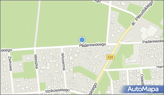 Paczkomat InPost SUJ10M, Paderewskiego 91, Sulejówek 05-070