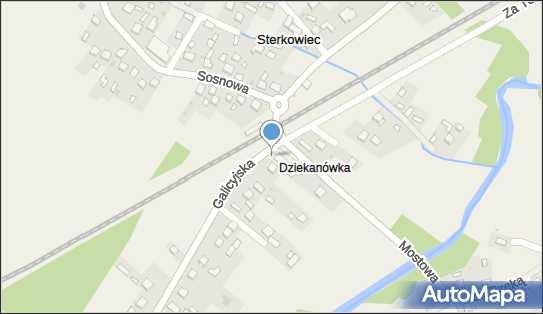Paczkomat InPost SXC01M, Galicyjska 1A, Sterkowiec 32-823