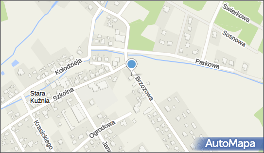 Paczkomat InPost SXQ01G, Brzozowa 31A, Stara Kuźnia 47-246