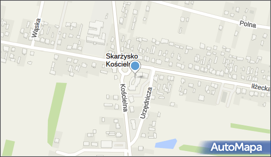Paczkomat InPost SXS01N, Kościelna 2a, Skarżysko Kościelne 26-115