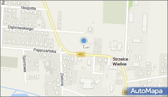 Paczkomat InPost SXW01M, Częstochowska 1C, Strzelce Wielkie 98-337