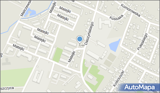 Paczkomat InPost SYC07M, Matejki 16, Syców 56-500