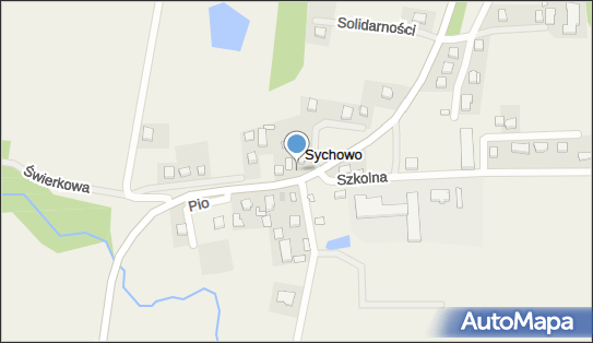 Paczkomat InPost SYHQ01B, Jana Pawła II 46, Sychowo 84-242