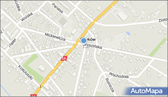 Paczkomat InPost SYK01M, Warszawska 66/68, Stryków 95-010