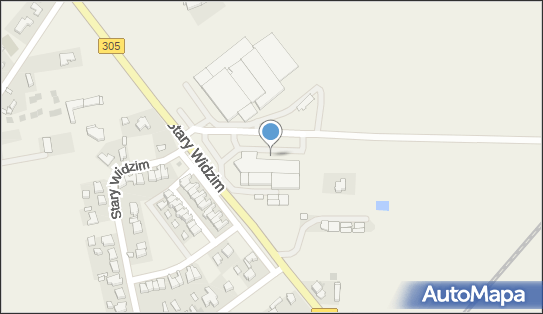 Paczkomat InPost SYWI01BAPP, Stary Widzim 254B, Stary Widzim 64-200