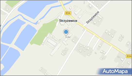 Paczkomat InPost SYZ01M, Strzyżewice 108, Strzyżewice 23-107