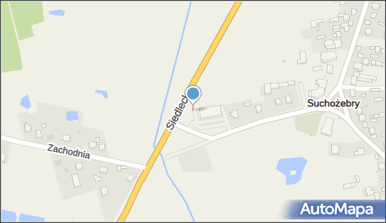 Paczkomat InPost SZB01M, Ogińskiej 1, Suchożebry 08-125