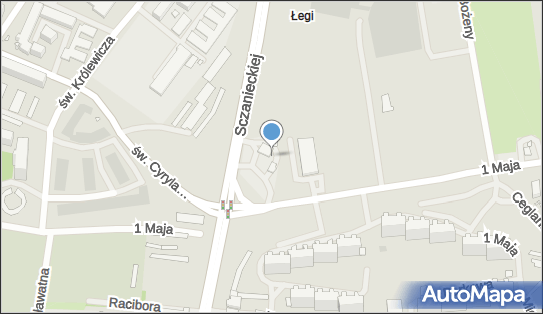 Paczkomat InPost SZC08BAPP, Sczanieckiej 1, Szczecin 71-630