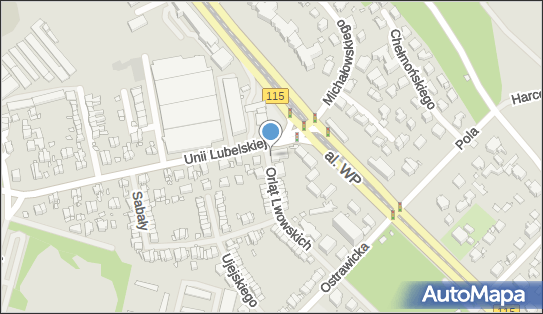 Paczkomat InPost SZC110M, Unii Lubelskiej 32, Szczecin 71-252