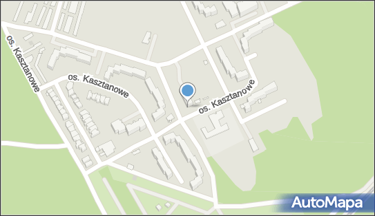 Paczkomat InPost SZC12B, Osiedle Kasztanowe 50, Szczecin 70-895