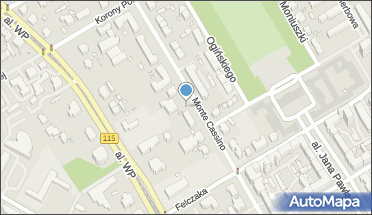 Paczkomat InPost SZC20APP, Monte Cassino 24, Szczecin 70-467