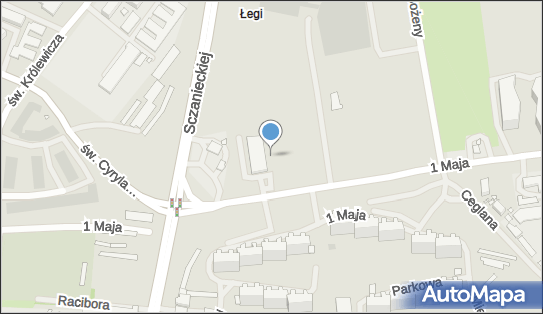 Paczkomat InPost SZC20L, 1 maja 1, Szczecin 71-627