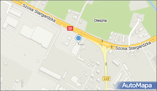 Paczkomat InPost SZC20M, Szosa Stargardzka 22H, Szczecin 70-893