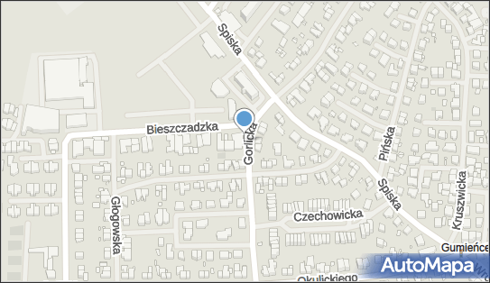 Paczkomat InPost SZC25BAPP, Bieszczadzka 1a, Szczecin 71-042